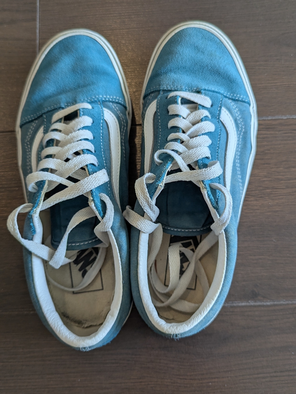 Vans Blue Old Skool Skate Shoe Womens Size 7.5 - Picture 7 of 8